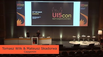 UI5con@SAP 2017 - IoT full stack scenario