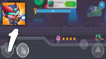 Cyber Hero: Robot Invaders Gameplay Walkthrough #1 - Level 1 ~ 9 (Android, IOS)