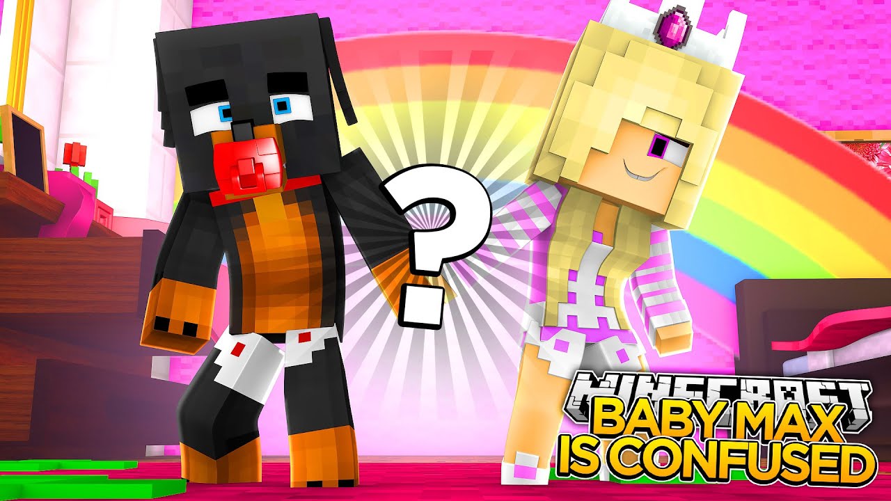 games people play Minecraft - FEELING CONFUSED w/BABY LEAH - Little Baby Max