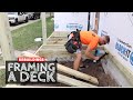 How To Renovate Your Homes Exterior Part 6: Framing the Front Deck