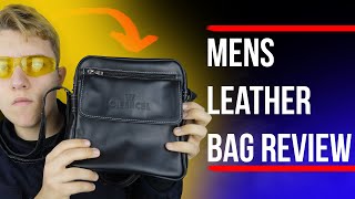 Review Mens Leather Bag | Crossbody Bag
