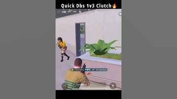 1v3🔥 Clutch Dbs🥶 Op Bgmi |  #shorts #short #bgmi #pubgmobile #conqueror