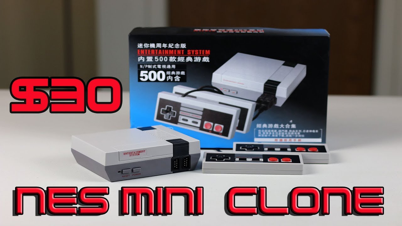 Nes mini clone with 500 games! for only $30 - YouTube