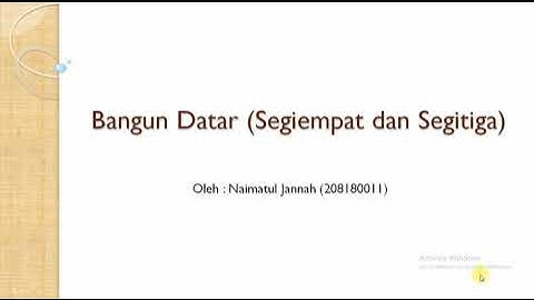 Mencari Keliling dan Luas Bangun Datar Menggunakan Geogebra