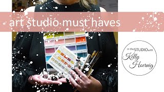 Must Haves for 2024 | Favorite Art Supplies & Studio Essentials
