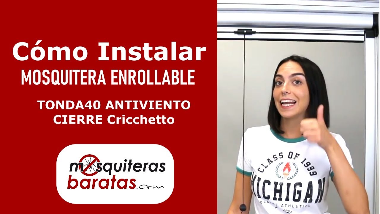 Instalar mosquitera enrollable