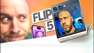 iPhone fanboy reviews Samsung Z Flip 5!