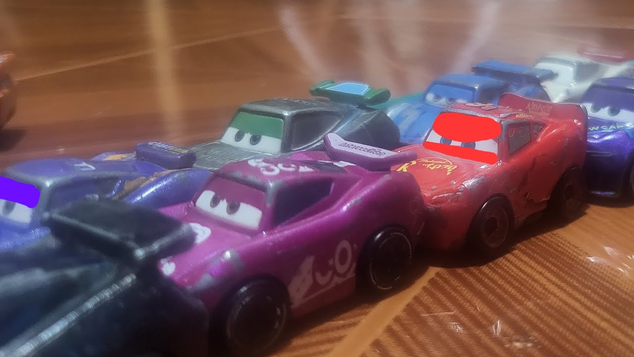 Cars 3 - florida 500 begins mini racers - YouTube