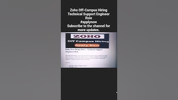 🌍 Zoho Careers 2025 | Night Shift Jobs in Chennai |Apply #job #jobsearch #freshers #shorts #trending