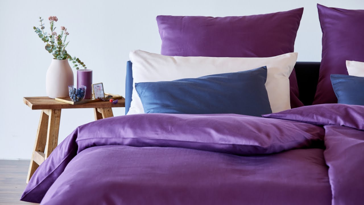 Samtig weiche Bio-Bettwäsche aus Satin für das ganze Jahr von Cotonea