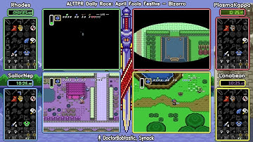 April Fools Festive - Bizarro Mar 31 2023. ALTTP Randomizer Daily Race