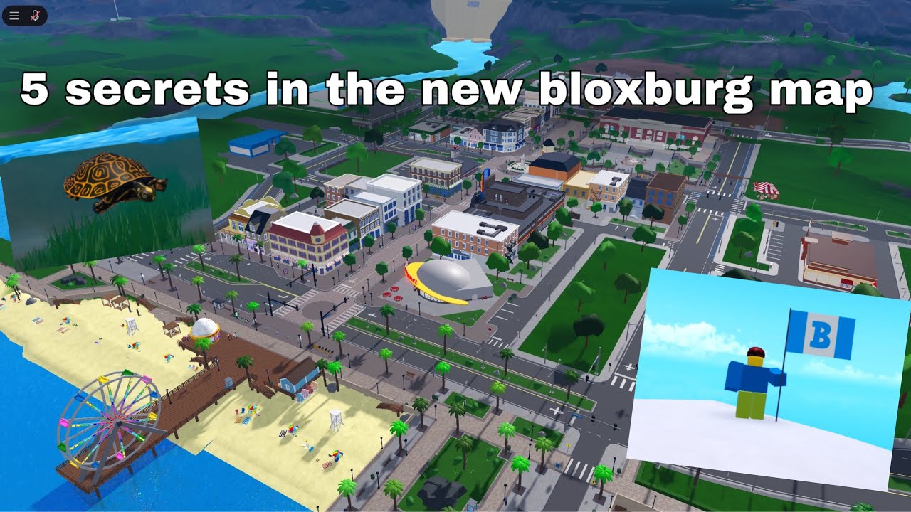 5 SECRETS in the NEW BLOXBURG MAP!!! - YouTube