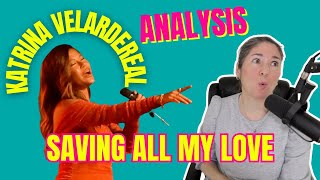 Vocal Coach Reaction & Analysis - Katrina Velarde - Saving all my love for you