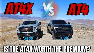 2024 GMC Sierra 2500 AT4X VS 2024 GMC Sierra 3500 AT4: Is The X Really Better Off Road?