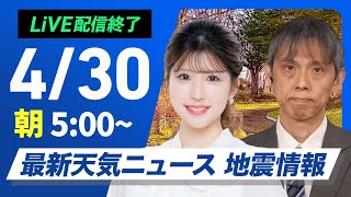 ウェザーニュースの配信のサムネイル画像