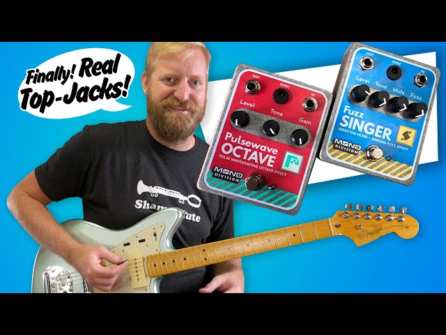 PEDALS WITH REAL TOP-JACKS!!! - Unboxing MONO Division pedals
