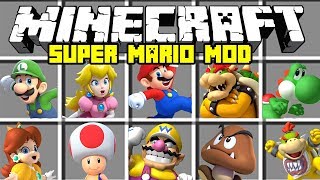 Minecraft SUPER MARIO MOD / BECOME MARIO AND DEFEAT BOWSER IN MUSHROOM KINGDOM!! | Modded Mini-Game screenshot 4