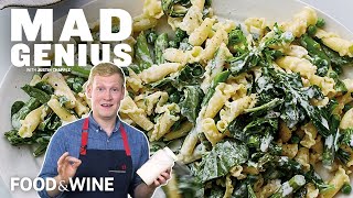 Justin Chapple&#39;s Greens Pasta Salad Is Simply the Best | Mad Genius | Food &amp; Wine