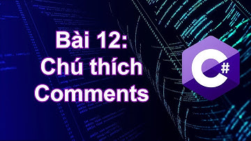 C# - Bài 12: Chú thích trong chương trình