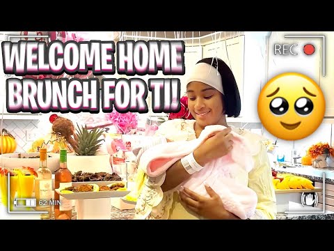 MY WELCOME HOME BRUNCH FOR MY SISTER!! IM OFFICIALLY A TT!!!