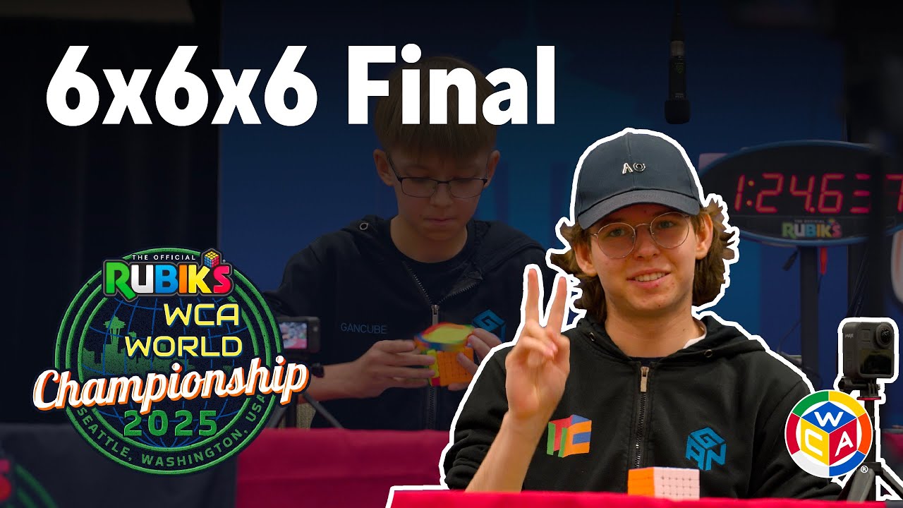 Rubik's WCA World Championship 2025 6x6 Finals