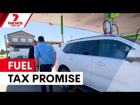Opposition pledges fuel tax cuts amid migration policy pressure | 7NEWS