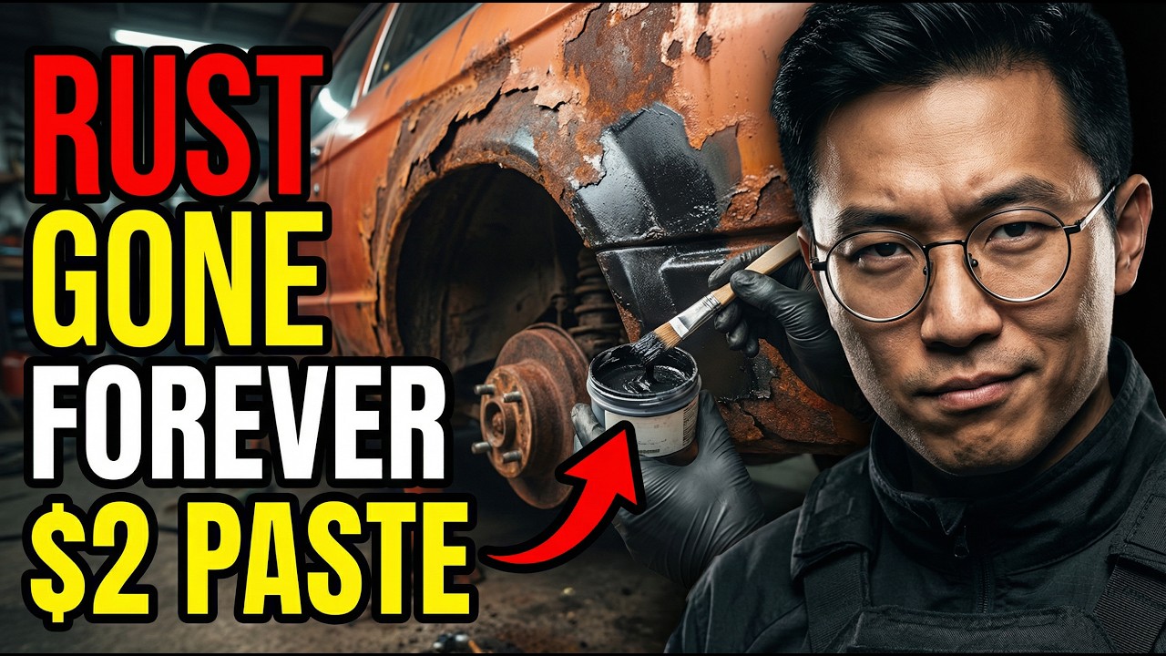 How to Stop Severe Car Rust Permanently with a Secret $2 Black Paste ...