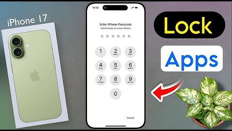 How to Lock Apps on iPhone 17 | iphone 17: Lock Apps with Faceid/Passcode