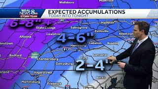 Susquehanna Valley in grips of first winter storm