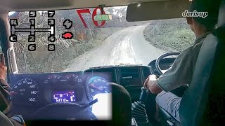 34, SEET SPEED RPM Fully Loaded 6x4 Truck Engine Roar Up And Down | POV Driving  derisup