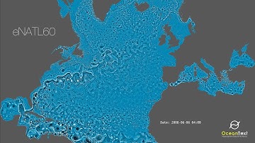 Spin-up of NEMO eNATL60 (North Atlantic at 1/60th of a degree).