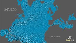 Spin-up of NEMO eNATL60 (North Atlantic at 1/60th of a degree).