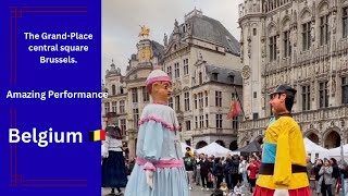 Performance at city central #Brussels #youtubevideo #brusselslife #belgium #kidsvideo