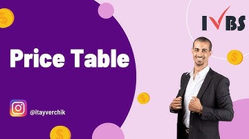 How To Build A Price Table With Elementor Pro - Itay Verchik IVBS SEO / PPC