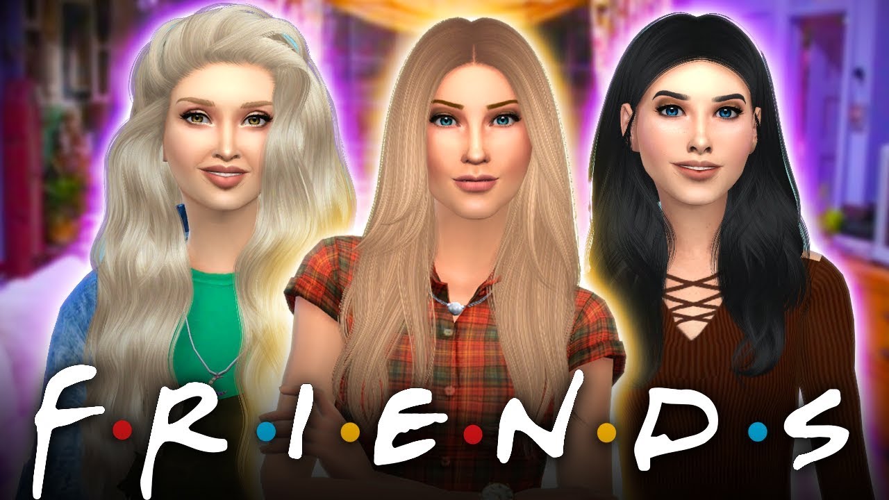 🗽🍕the Friends Cast🍕🗽 In The Sims 4 Youtube