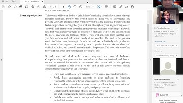 ChE 307 Lecture 1 Recording