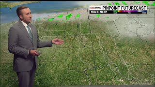Dry weather to start the work week