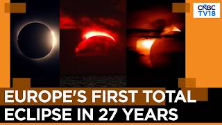 WATCH: Total Solar Eclipse Wows Iceland, Spain | Solar Eclipse 2026 | N18G
