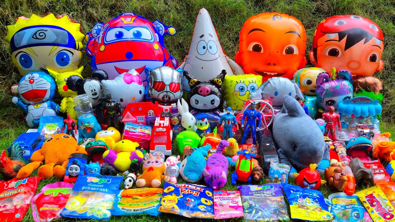 Hunting Es krim Balon  Masakan marsmello Yupi Baby shark Masya and The Bear Upin Ipin Bebek Gajah 4