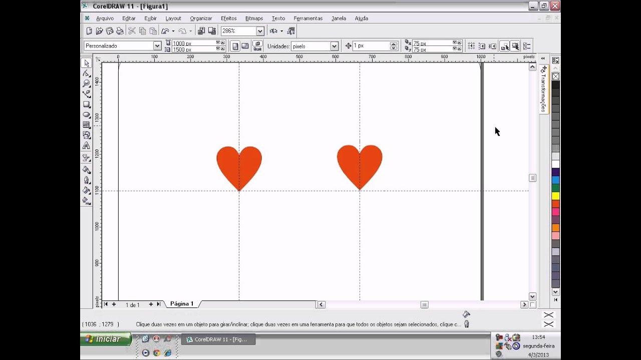 COREL DRAW Aula 17 Criando uma carta de baralho no COREL 