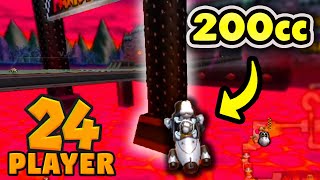 Mario Kart Wii - 24-PLAYER 200cc KO #9: Double Elimination