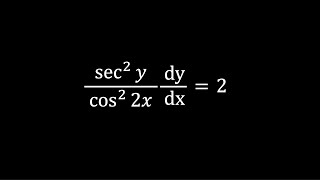 Can you solve this A-Level Maths Differential Equation? 🧐