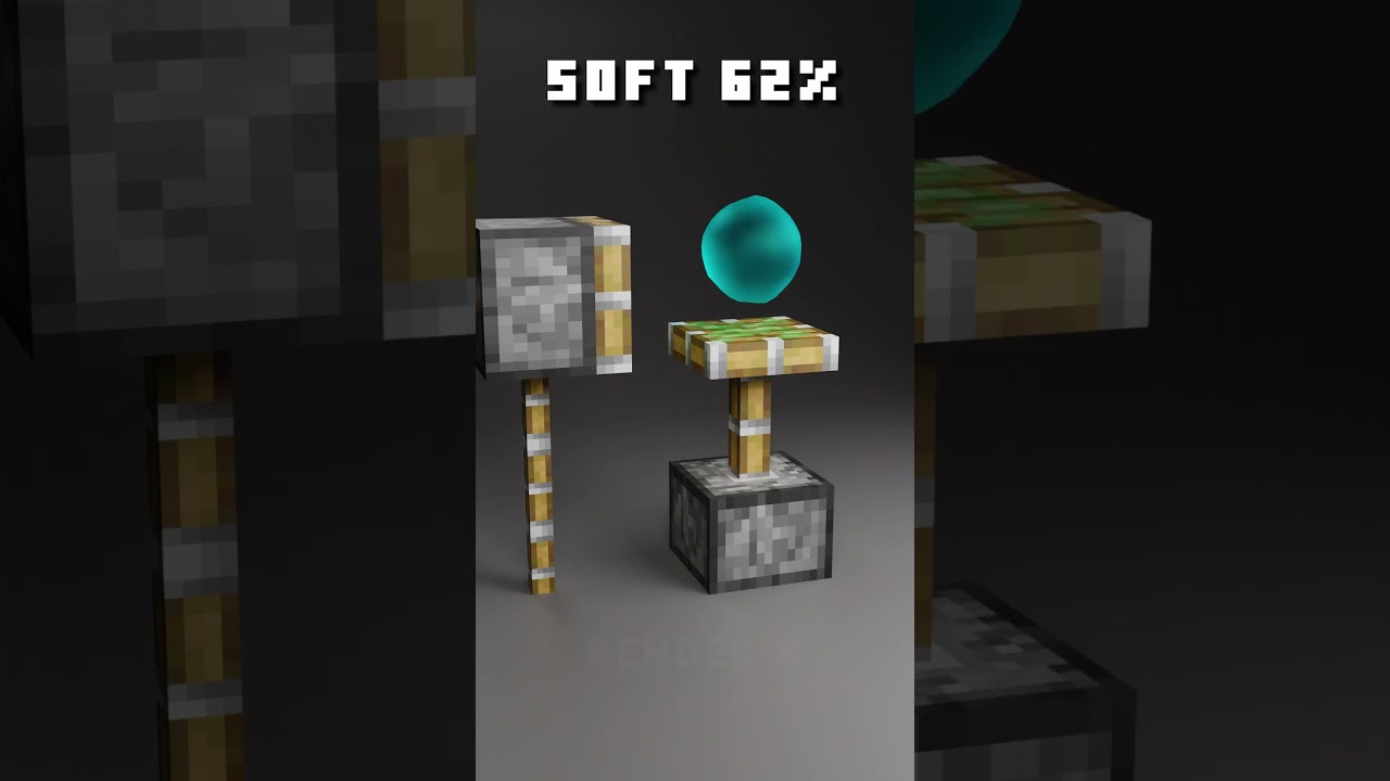 Minecraft 3D Soft Body Simulation💎⛏️ 