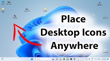 How To Place Desktop Icons Anywhere On Windows 11?