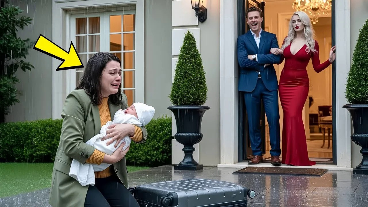 Ohne zu ahnen, dass seine Frau ein Milliardenimperium erbte, warf er sie und ihr Neugeborenes h