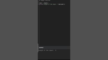 len() function | Python