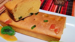 أطيب وأسرع طريقة للكيك مع قطع الفواكه ومضمونة ١٠٠% cake @cookwithusdifferent1821