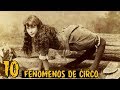 ¡Top 10 FENÓMENOS de CIRCO más EXTRAÑOS de la historia!