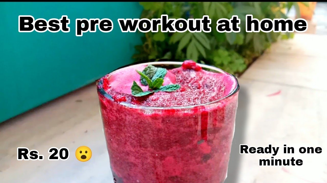 Best homemade pre workout (no supplement) Fit Arjun 07 YouTube