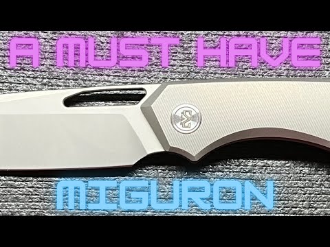 Final Review/Overview Of The Miguron Keryx II! Milled Titanium Thats Made To Show Off!